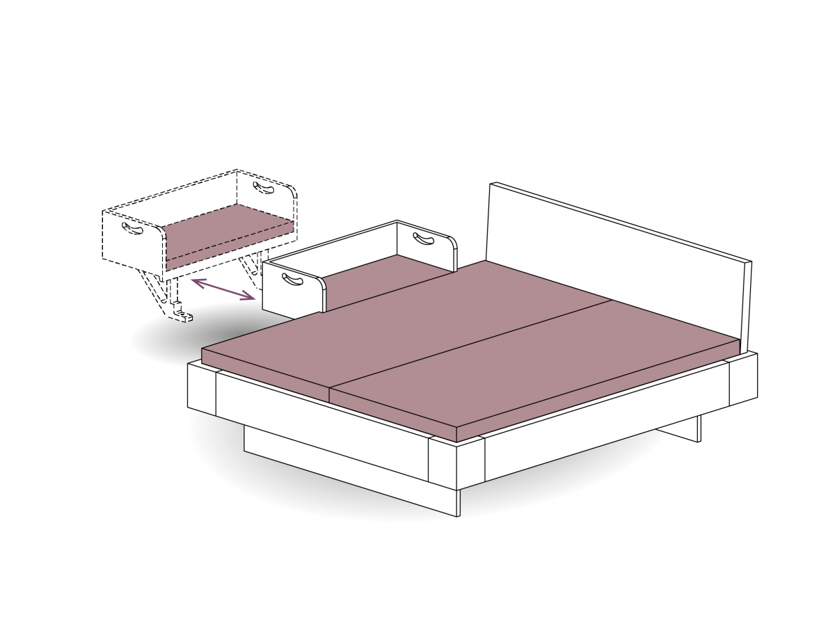 Die Koje Ansteckbett Zeichnung Die Koje Ansteckbett Zeichnung